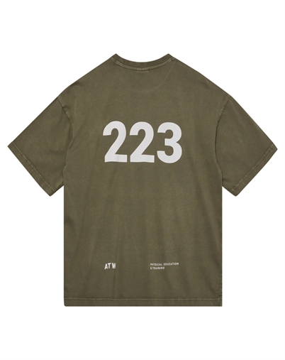 Halo - Graphic Boxy T-shirt - Capers/Marshmallow